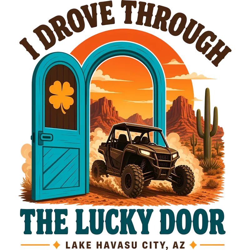 I Drove Through The Lucky Door art